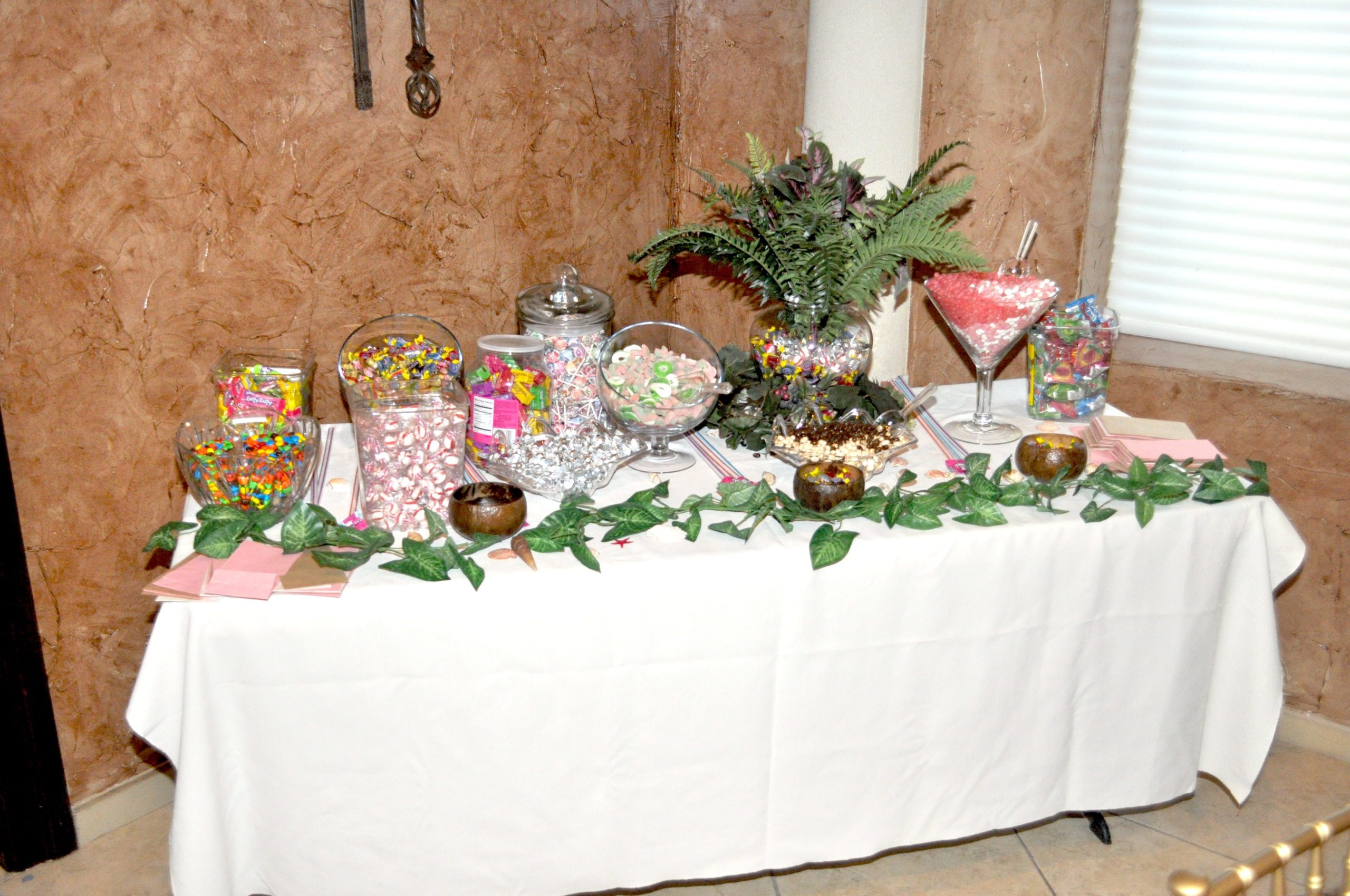 Wedding Candy Setup